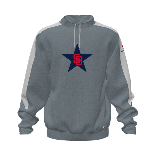 [CUS-DFW-HOOD-FLC-LSL-GRY-YXS-LOGO3] Hoodie (Youth XS, Gray, Logo 3)