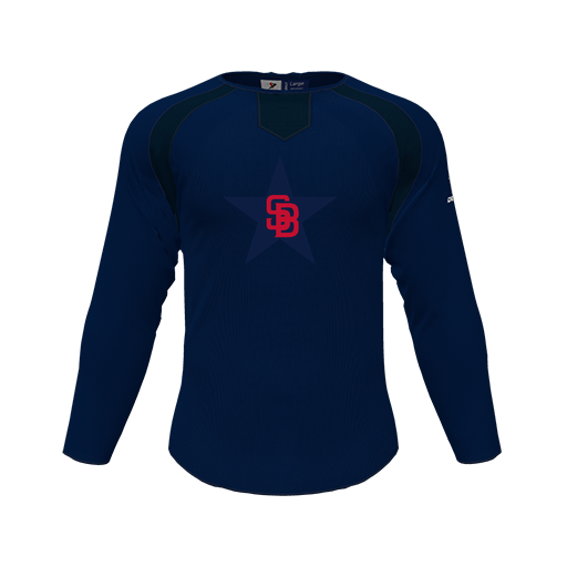 [CUS-DFW-PULL-FLC-CNK-LSL-NVY-YS-LOGO3] Pullover (Youth S, Navy, Logo 3)