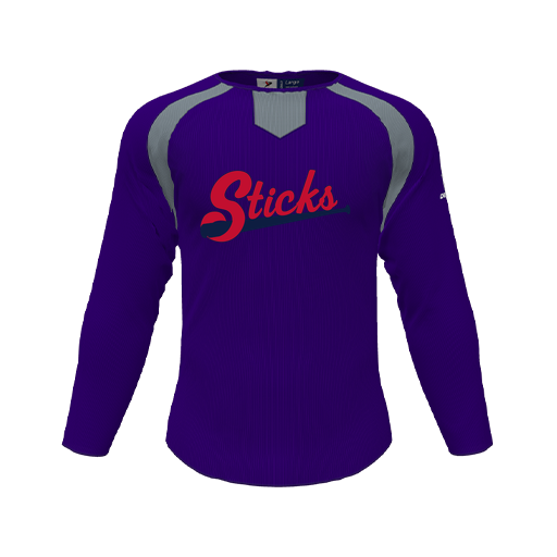 [CUS-DFW-PULL-FLC-CNK-LSL-PUR-YS-LOGO2] Pullover (Youth S, Purple, Logo 2)