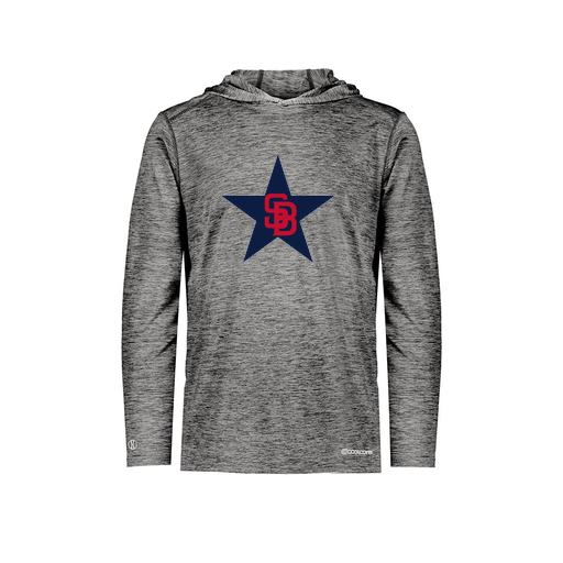 [FOLHCGBK-AS-LOGO3] Decker Men's Charge Hoodie (Adult S, Black, Logo 3)