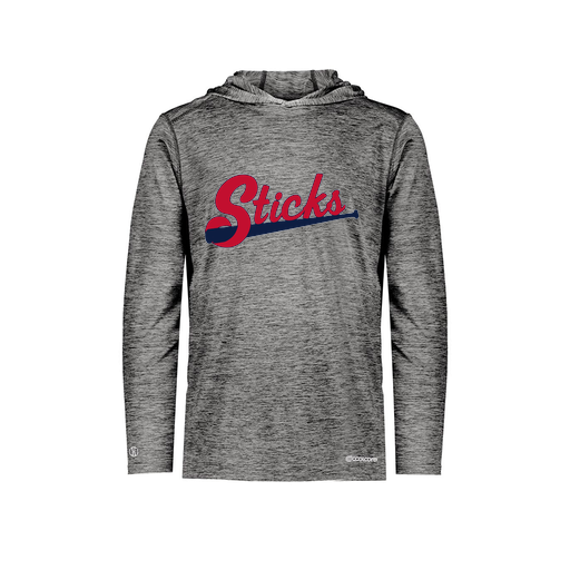 [FOLHCGBK-YS-LOGO2] Decker Youth Charge Hoodie (Youth S, Black, Logo 2)