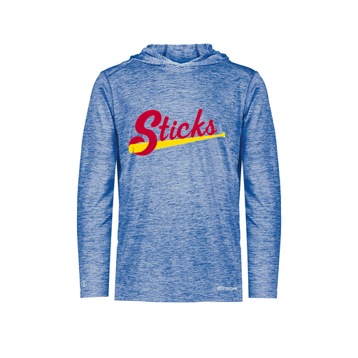 [FOLHCGRY-YS-LOGO1] Decker Youth Charge Hoodie (Youth S, Royal, Logo 1)