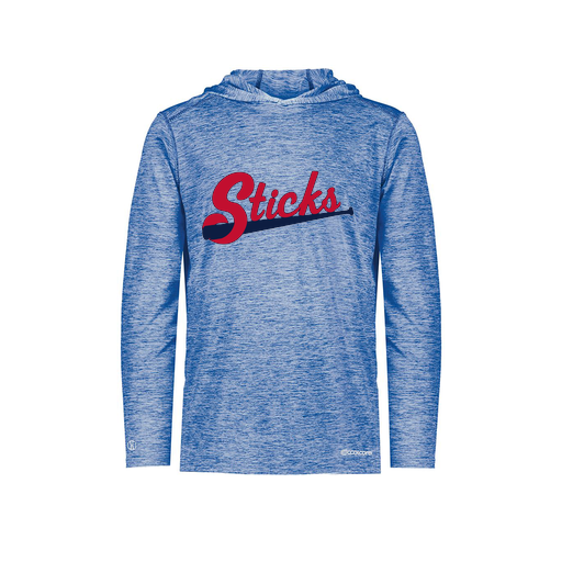 [FOLHCGRY-YS-LOGO2] Decker Youth Charge Hoodie (Youth S, Royal, Logo 2)