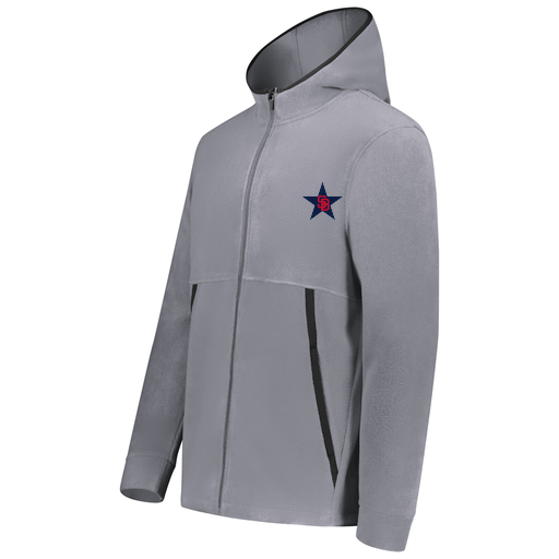 [6859.059.XS-LOGO3] Youth Chill Full Zip Fleece (Youth XS, Gray, Logo 3)