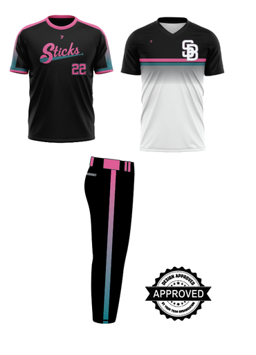 Sticks - Victor PPA - Fall 25 White and Black Uniform